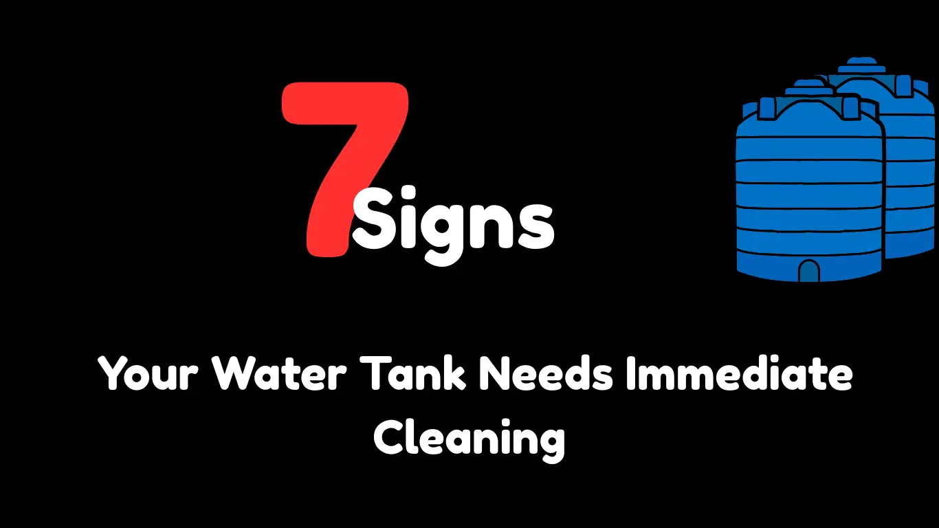 importance of water tank cleaning
