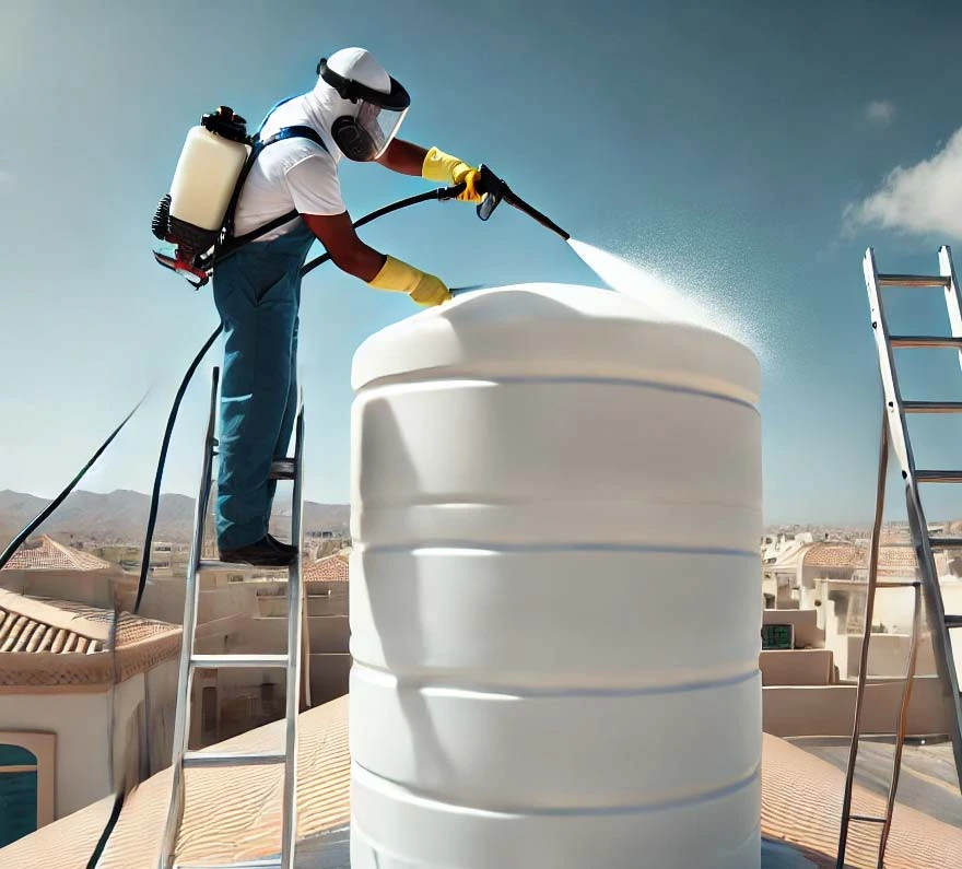 Water tank cleaning services