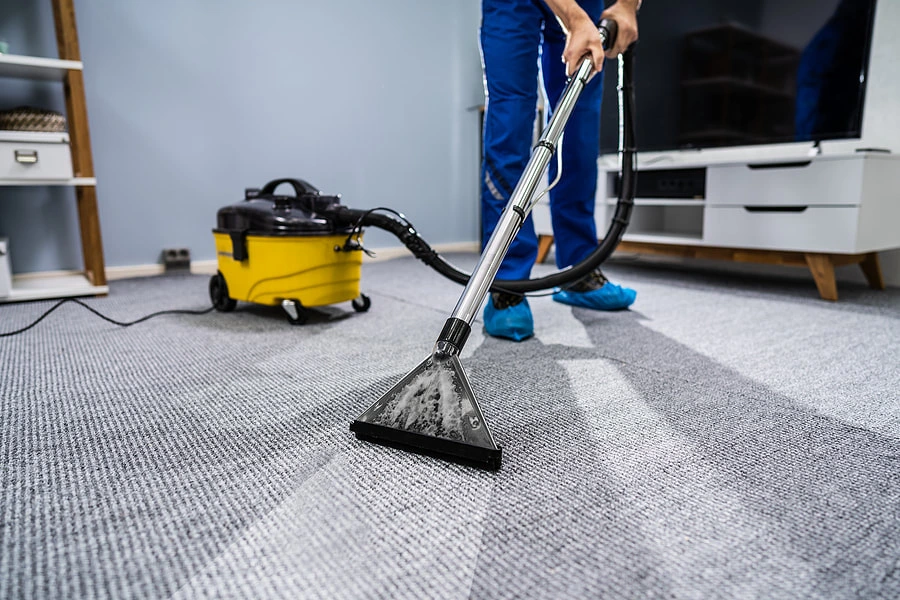 Vacuuming carpets and rugs
