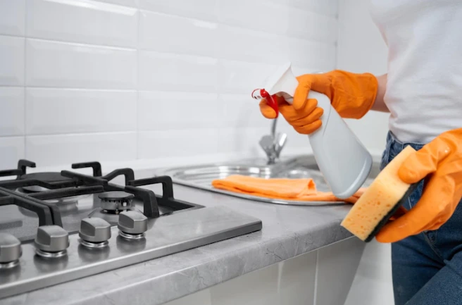 kitchen cleaning