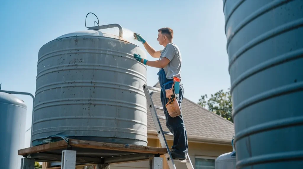 Professional tank cleaning